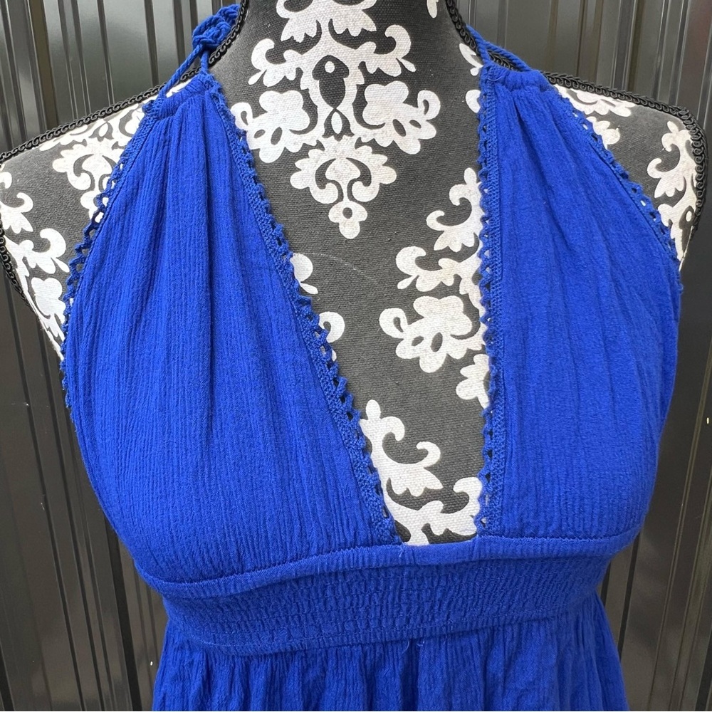 Forever 21 Royal Blue Backless Dress